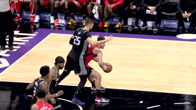 【2022年01月17日 火箭vs国王集锦】这就是土超MVP 申京灵巧晃动转身抛射