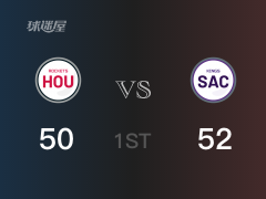 NBA常规赛:首节战罢,国王以52- 50领先火箭,希尔德11分