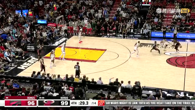 【2022年01月18日 猛龙vs热火集锦】关键时刻挺身而出!塔克命中本场首个三分帮助球队领先6分
