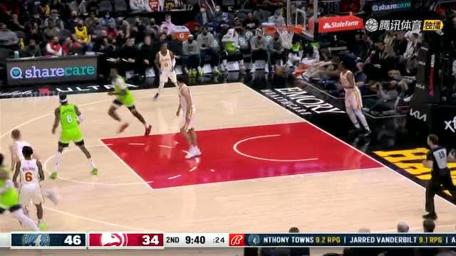 【2022年01月20日 森林狼vs老鹰集锦】过你就像过马路！里德风骚欧洲步上篮流畅丝滑