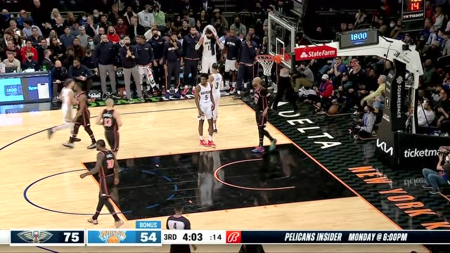 【2022年01月21日 鵜鶘vs尼克斯集錦】野獸出籠毫不留情 蘭德爾追身大火鍋怒帽哈特