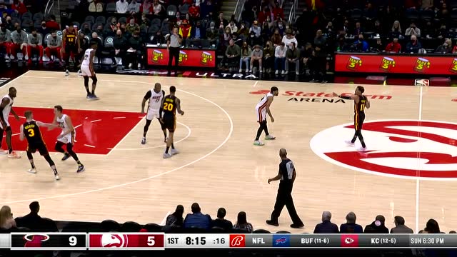 【2022年01月22日 热火vs老鹰集锦】杨少侠开始表演了！特雷杨超远三分一杆进洞