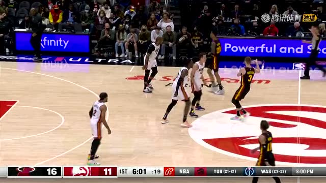 【2022年01月22日 热火vs老鹰集锦】打的就是耐心 巴特勒精准分球文森特三分打停老鹰