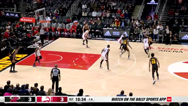 【2022年01月22日 热火vs老鹰集锦】内传内的绝妙配合 科林斯声东击西助奥孔古双手暴扣