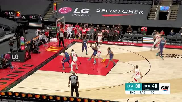 【2022年01月26日 黃蜂vs猛龍集錦】渡邊雄太手起刀落三分命中 三球換手上籃給與回應(yīng)