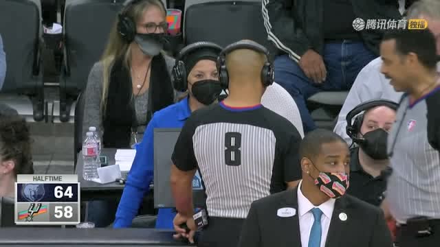 【2022年01月27日 灰熊vs马刺集锦】NBA人均库里?克拉克神来之笔压哨三分打板命中可惜超时