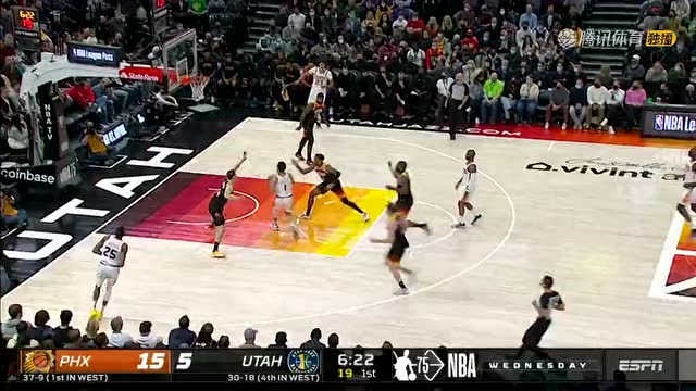【2022年01月27日 太陽vs爵士集錦】以后叫我首節(jié)布！布克開場火力全開首節(jié)狂砍21分