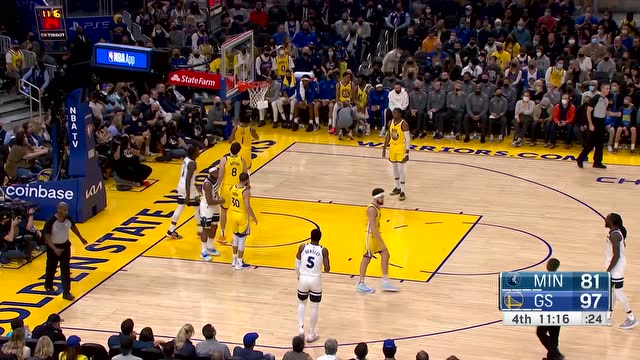 【2022年01月28日 森林狼vs勇士集锦】连续轰炸内线 爱德华兹撕裂防线连投连中