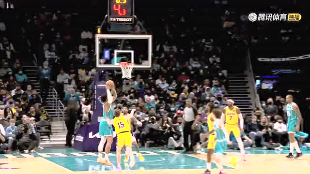 【2022年01月29日 湖人vs黃蜂集錦】狙擊手已就位 羅齊爾手起刀落壓哨三分命中