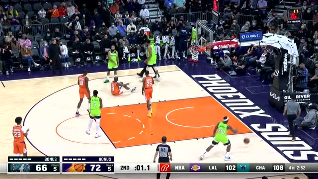 【2022年01月29日 森林狼vs太陽集錦】臉上寫滿了委屈！唐斯領到三犯后不滿裁判又吃一T