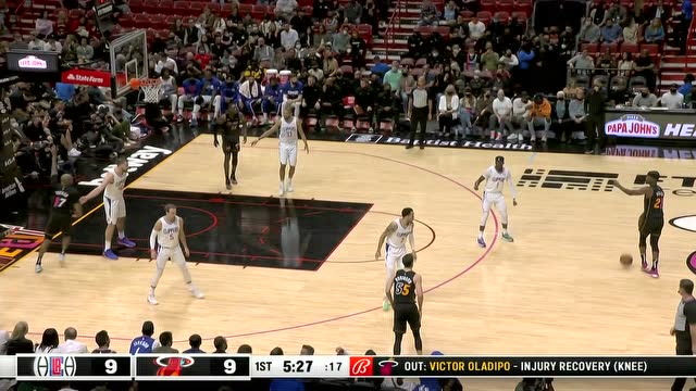 【2022年01月29日 快船vs热火集锦】不给你搞什么花里胡哨的 巴特勒一脚油门直杀内线