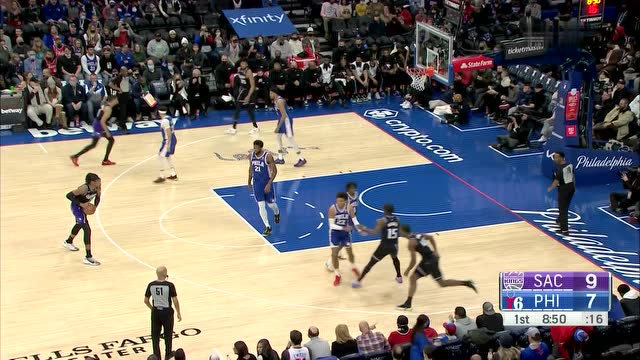 【2022年01月30日 国王vs76人集锦】即传统又经典 米切尔哈利伯顿连续中投百看不厌