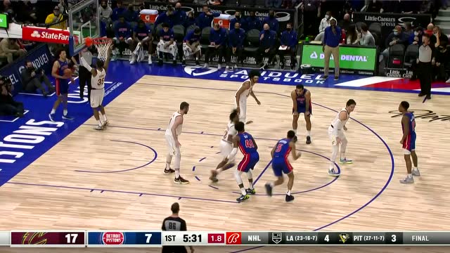 【2022年01月31日 骑士vs活塞集锦】阿伦捍卫内线遮天巨掌扇懵贝 杰克逊不甘示弱翻身上篮还有加罚
