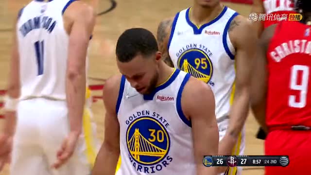 【2022年02月01日 勇士vs火箭集锦】库里灵蛇出洞过掉申京 柔和手感无视犯规打进加罚
