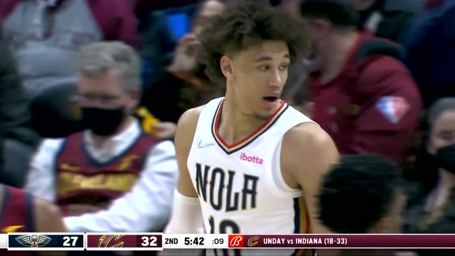 【2022年02月01日 鹈鹕vs骑士集锦】你有三高我也照样完美护框 海斯排球大帽扇飞阿伦