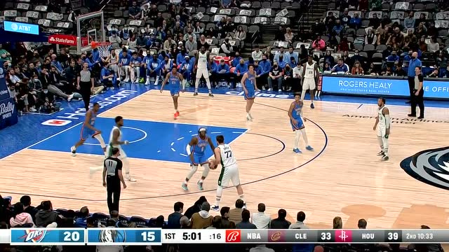 【2022年02月03日 雷霆vs独行侠集锦】东契奇vs雷霆集锦 砍下40+10大号两双错失绝杀三分