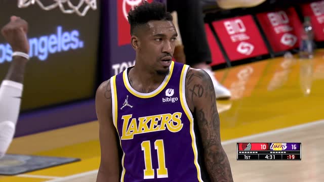 【2022年02月03日】NBA常規(guī)賽:開拓者vs湖人第1節(jié)中文解說回放