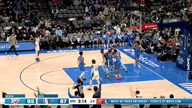 【2022年02月03日 雷霆vs独行侠集锦】关键时刻毫不手软 东契奇三分开火缩小分差
