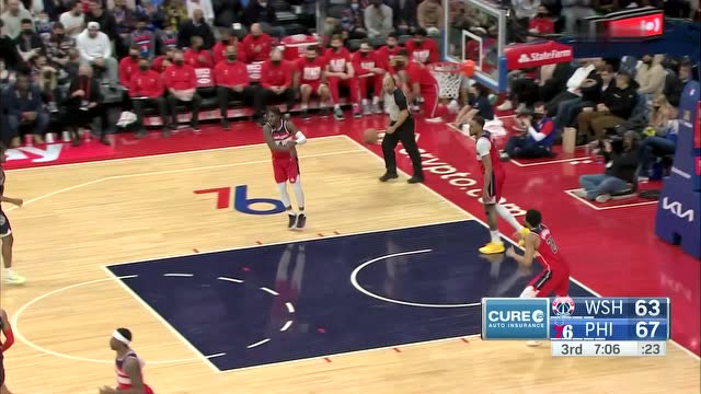 【2022年02月03日 奇才vs76人集锦】冉冉升起的西帝 马克思人缝中穿梭超难度滞空打进
