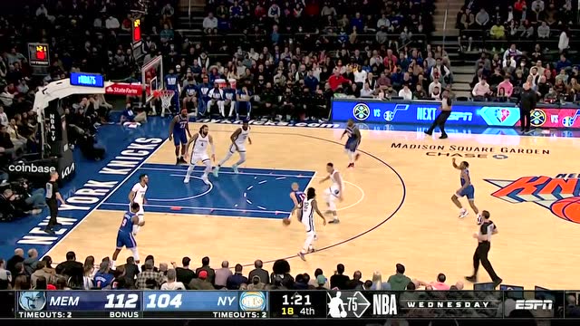 【2022年02月03日 灰熊vs尼克斯集锦】富尼耶vs灰熊集锦 空砍30+5输出机器难挽颓势