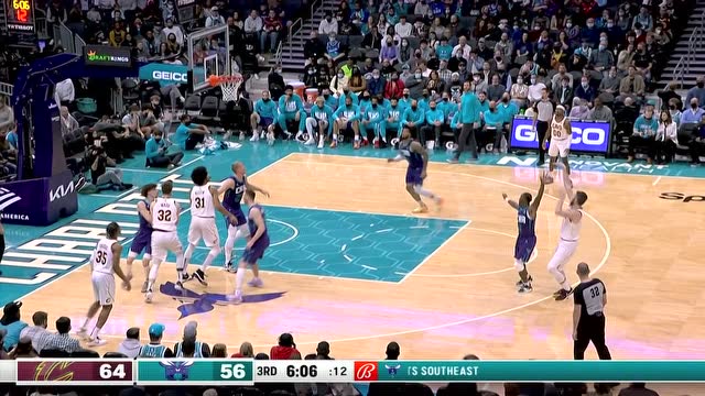 【2022年02月05日 骑士vs黄蜂集锦】感受下来自爱神的爱意 乐福连中两记三分