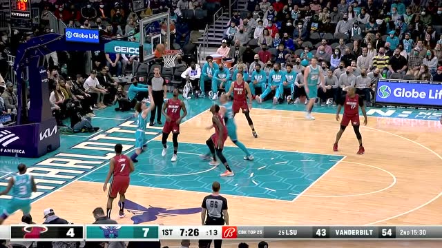 【2022年02月06日 热火vs黄蜂集锦】一不留神就钻进去了 三球超强滞空折叠回头望月