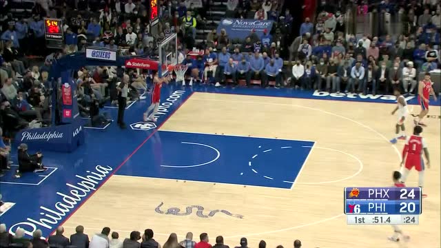 【2022年02月09日 太阳vs76人集锦】佩顿行进间高抛喂饼 布里奇斯空接完成单手劈扣
