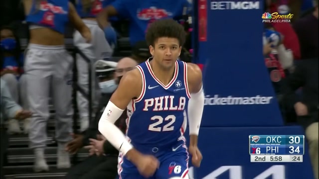 【2022年02月12日 雷霆vs76人集錦】50米仨腳印的速度 賽布爾搶斷反擊箭步流星一飛沖天