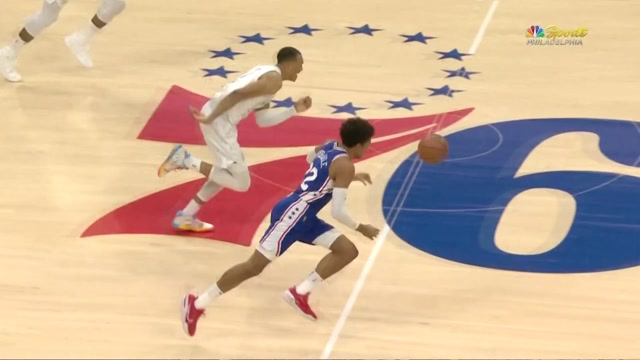【2022年02月12日 雷霆vs76人集錦】聯(lián)盟頂級(jí)外線封鎖者 賽布爾猛虎掏心反擊飛扣