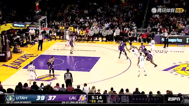 【2022年02月17日 爵士vs湖人集錦】籃筐壓力很大 濃眉白邊共同上演空接炸筐盛宴