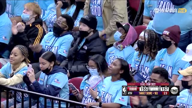 【2022年02月21日 杜蘭特隊vs詹姆斯隊集錦】字母哥巧妙上籃關鍵反超 隨后超遠制導籃下詹姆斯再續(xù)兩分