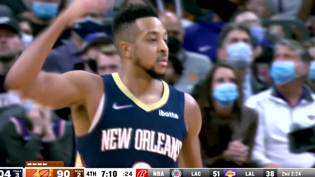 【2022年02月26日 鹈鹕vs太阳集锦】休想翻盘 CJ连续命中高难度中投定军心
