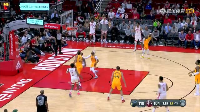 【2022年03月03日 爵士vs火箭集錦】?jī)蓹M一豎就是干 格林轉(zhuǎn)身硬剛戈貝爾