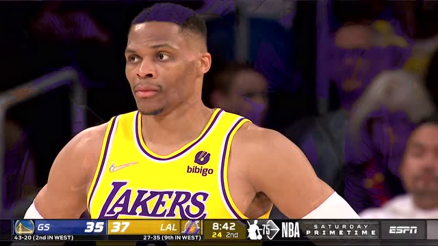 【2022年03月06日】NBA常规赛：勇士vs湖人第2节 中文解说回放