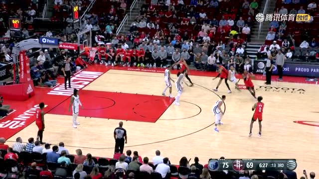 【2022年03月07日 灰熊vs火箭集锦】火力丝毫不减 小波特单挑莫兰特1v3换手拉杆