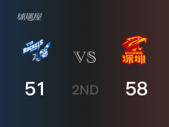 CBA常规赛：半场结束，深圳以58-51领先宁波，顾全7+2