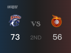 CBA常规赛 ：半场数据， 上海以73-56领先山西，富兰克林21+4+6