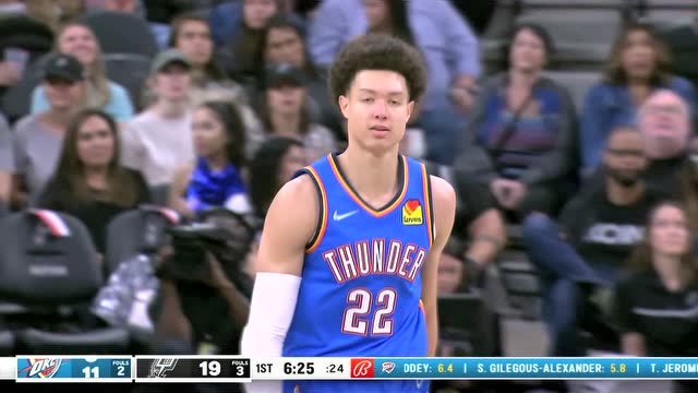 【2022年03月17日 雷霆vs马刺集锦】Shai Gilgeous-Alexander 比赛集锦 马刺