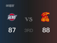 CBA常规赛：三节战罢，深圳以88- 87领先广州，顾全26+6