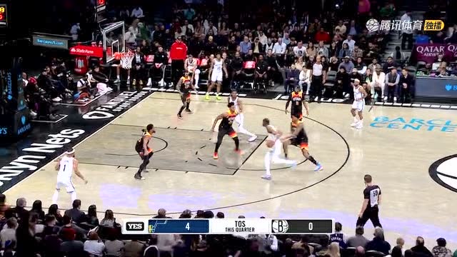 【2022年03月22日 爵士vs篮网集锦】心有灵犀一点通 杜兰特助飞克拉克斯顿空接暴扣