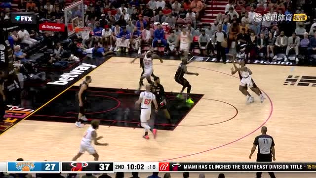 【2022年03月26日 尼克斯vs热火集锦】吃的一手好饼 米切尔·罗宾逊接连送上重扣终结