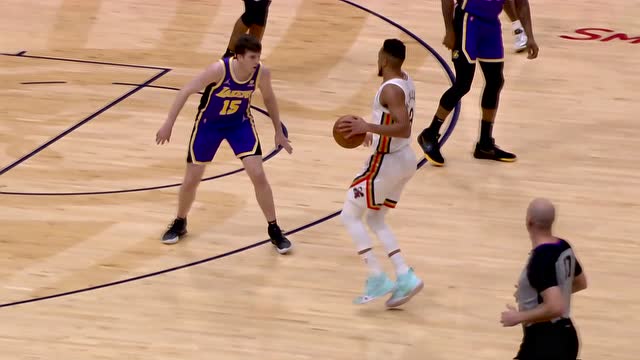 【2022年03月28日 湖人vs鵜鶘集錦】強硬?。?！CJ點名單吃里夫斯