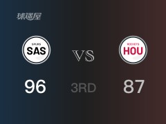 NBA常規(guī)賽：三節(jié)結(jié)束，馬刺以96-87領(lǐng)先火箭，默里25+7+10