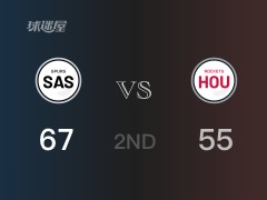 NBA常規(guī)賽：半場(chǎng)結(jié)束，馬刺以67-55領(lǐng)先火箭，默里22+5+7