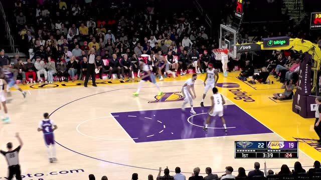 【2022年04月02日 鵜鶘vs湖人集錦】湖人射手開竅左右連中三分 鶯歌極限強殺不甘示弱