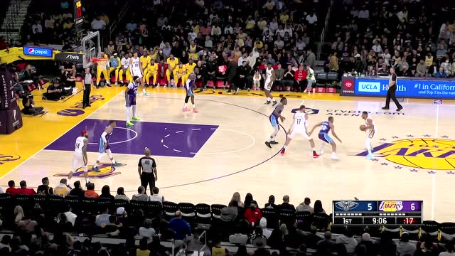 【2022年04月02日 鵜鶘vs湖人集錦】這是湖人球迷喜歡看到的 威少搶斷老詹反擊暴扣一騎絕塵