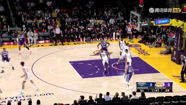 【2022年04月02日 鵜鶘vs湖人集錦】熟悉的感覺回來了 濃眉中距離命中復(fù)出首球