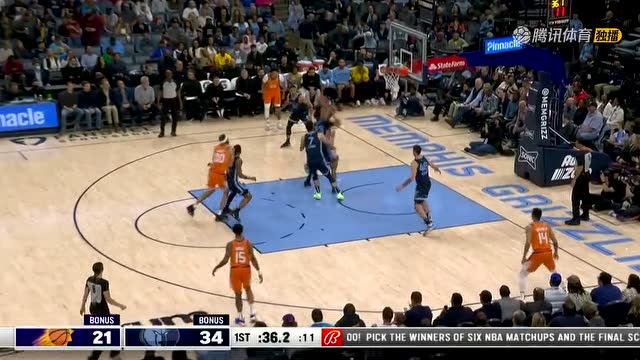 【2022年04月02日 太陽vs灰熊集錦】還得看首節(jié)曼巴！布克手感火熱連取7分