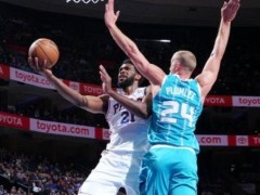 恩比德29+14哈登兩雙！76人30分大勝黃蜂