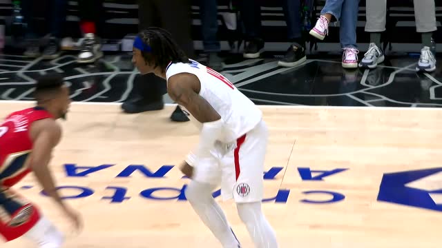 【2022年04月04日 鵜鶘vs快船集錦】世界難題這不就解決了！邊線發(fā)球你還給學我雷吉-杰克遜